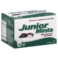 Junior Mints Hot Cocoa, Mint Flavored, Single Serve Cups - 12 Each 