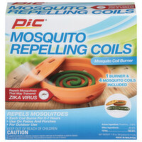 Pic Mosquito Repelling Coils - 4 Each 