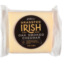 McCall's Cheese, Oak Smoked Cheddar, Irish, Grassfed - 7 Ounce 