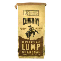 Cowboy Lump Charcoal, 100% Natural, Mixed Hardwood - 8.8 Pound 