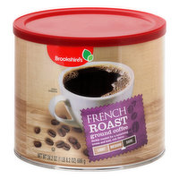 Brookshire's Coffee, Ground, French Roast, Medium - 24.2 Ounce 