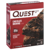 Quest Protein Bar, Chocolate Brownie Flavor - 4 Each 