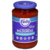 Fody Sensitive Pasta Sauce, Bolognese, Plant-Based - 19.4 Ounce 