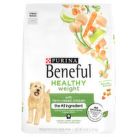 Beneful Food for Dogs, with Farm-Raised Chicken, Healthy Weight, Adult - 14 Pound 