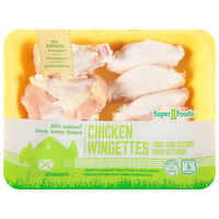 Super 1 Foods Chicken Wingettes - 1.46 Pound 