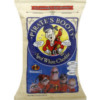 Pirate's Booty Rice & Corn Puffs, Aged White Cheddar - 10 Ounce 