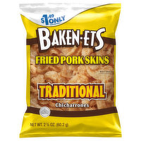 Baken-Ets Fried Pork Skins, Traditional, Chicharrones - 2.125 Ounce