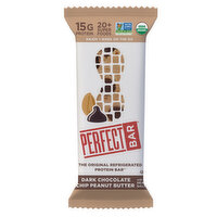 PERFECT BAR Gluten-Free Dark Chocolate Chip Peanut Butter Refrigerated Protein Bar, 2.3 oz - 2.3 Ounce 