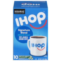 IHOP Coffee, Ground, Medium Roast, Signature Blend, K-Cup Pods - 10 Each 