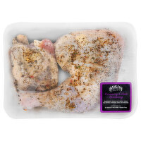 Fresh Seasoned Leg Quarters - 3.57 Pound 