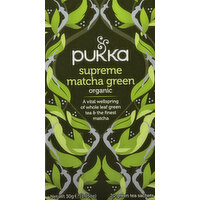 Pukka Green Tea, Organic, Supreme Matcha Green, Sachets - 20 Each 