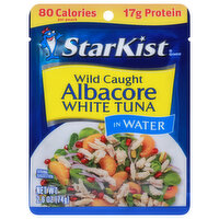 StarKist Tuna, White, Albacore, Wild Caught - 2.6 Ounce 