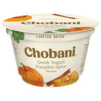 Chobani Yogurt, Greek, Low-Fat, Pumpkin Spice Blended - 5.3 Ounce 