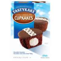 Tastykake Cupcakes, Swirly Chocolate, 6 Pack