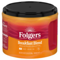 Folgers Coffee, Ground, Mild, Breakfast Blend - 22.6 Ounce 