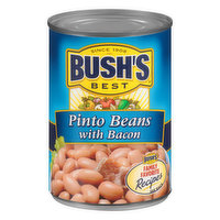 Bushs Best Pinto Beans with Bacon - 15.5 Ounce 