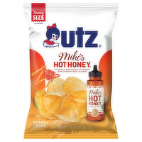 Utz Potato Chips, Mike's Hot Honey, Family Size - 7.75 Ounce 