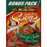 La Moderna Vermicelli, Tomato & Chicken Flavor Soup - 3.5 Ounce 