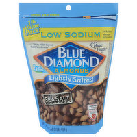 Blue Diamond Almonds, Lightly Salted, Low Sodium, Value Pack