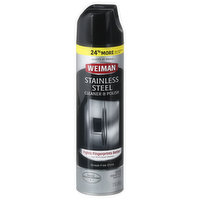 Weiman Cleaner & Polish, Stainless Steel - 12 Ounce 