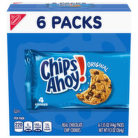 Chips Ahoy! Cookies, Original, 6 Packs - 6 Each 