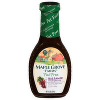 Maple Grove Farms Vinaigrette, Fat Free, Balsamic - 8 Fluid ounce 