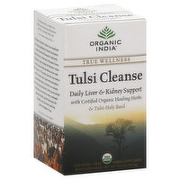 Organic India Tulsi Cleanse, Caffeine Free, Infusion Bags - 18 Each 