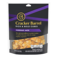 Cracker Barrel Cheese Cubes, Cheddar Jack, Rich & Bold - 6 Ounce 