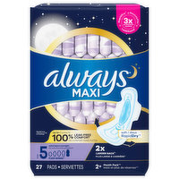 Always Pads, Flexi-Wings, Extra Heavy Overnight, Size 5 - 27 Each 