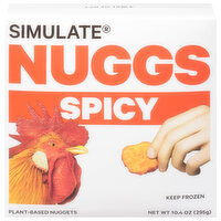 Simulate Plant-Based Nuggets, Spicy - 10.4 Ounce 