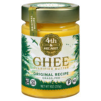 4th & Heart Ghee, Clarified Butter, Original Recipe - 9 Ounce 