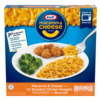 Kraft Macaroni & Cheese Dinner with Breaded Chicken Nuggets and Broccoli - 8.5 Ounce