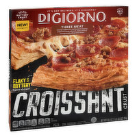 DiGiorno Pizza, Three Meat, Croissant Crust - 26.4 Ounce 