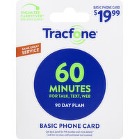 TracFone Basic Phone Card, $19.99