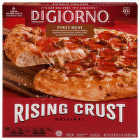 DiGiorno Pizza, Original, Rising Crust, Three Meat - 29.8 Ounce