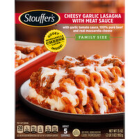 Stouffer's Cheesy Garlic Lasagna, with Meat Sauce, Family Size - 35 Ounce 