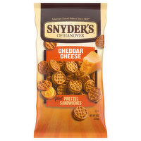 Snyder's of Hanover Pretzels Sandwiches, Cheddar Cheese, Filled