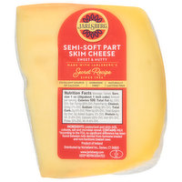 Jarlsberg Cheese, Semi-Soft, Part Skim