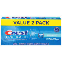 Crest Toothpaste, Clean Mint, Value 2 Pack