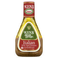 Ken's Steak House Dressing & Marinade, Italian with Aged Romano - 16 Ounce 