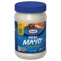 Kraft Mayonnaise, Real, Creamy & Smooth