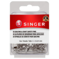 Singer Safety Pins, Quilting & Craft - 20 Each