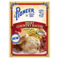 Pioneer Gravy Mix, Smoky Country Bacon - 2 Ounce 