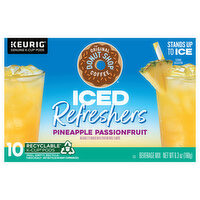 The Original Donut Shop Beverage Mix, Pineapple Passionfruit, Iced Refreshers, K-Cup Pods - 10 Each 