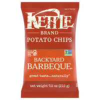 Kettle Brand Potato Chips, Backyard Barbeque - 7.5 Ounce 