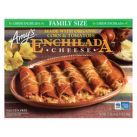 Amy's Frozen Cheese Enchiladas, Family Size, Non-GMO, Gluten free, 27 oz. - 27 Ounce 