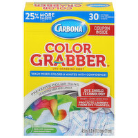 Carbona Dye-Grabbing Sheet, In-Wash - 30 Each 