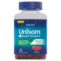 Unisom Melatonin, Drug-Free, 5 mg, Midnight Raspberry, Gummies - 60 Each
