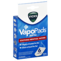 Vicks Scent Pads, Refill Pads - 6 Each 