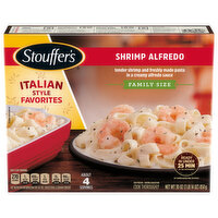 Stouffer's Shrimp Alfredo, Italian Style Favorites, Family Size - 30 Ounce 